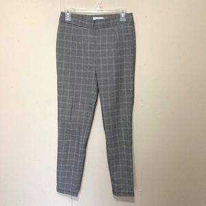 Calvin Klein plaid pinstripe pants